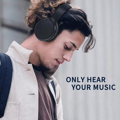 Active Noise-Cancelling Bluetooth Headphones with Deep Bass, Clear Call Quality, Comfortable Fit, and Multipoint Connectivity for Music, Work, and Calls