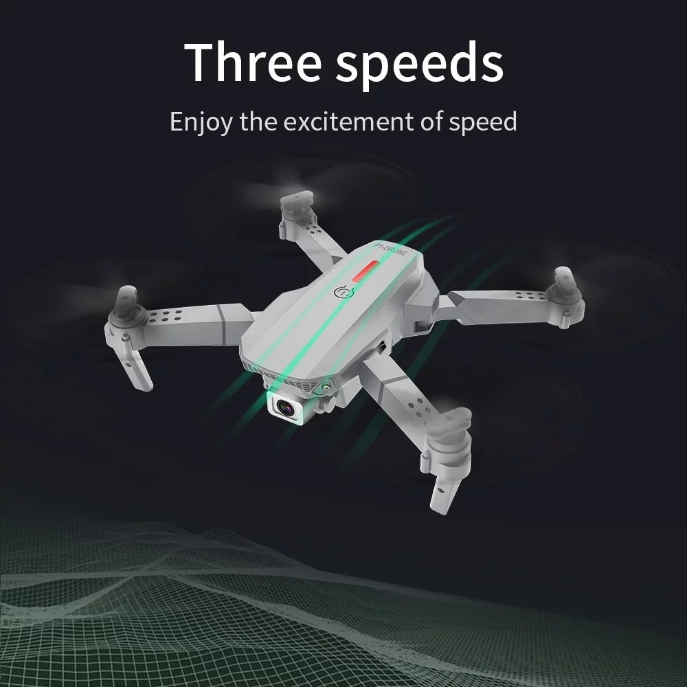 E88 Mini 4K Drone with FPV, Professional Foldable Quadcopter for Long-Range Aerial Photography